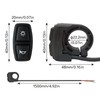 Electric Bike Light Horn Switch, 12‑72V 22.2mm/0.87in Scooter Handlebar Switch