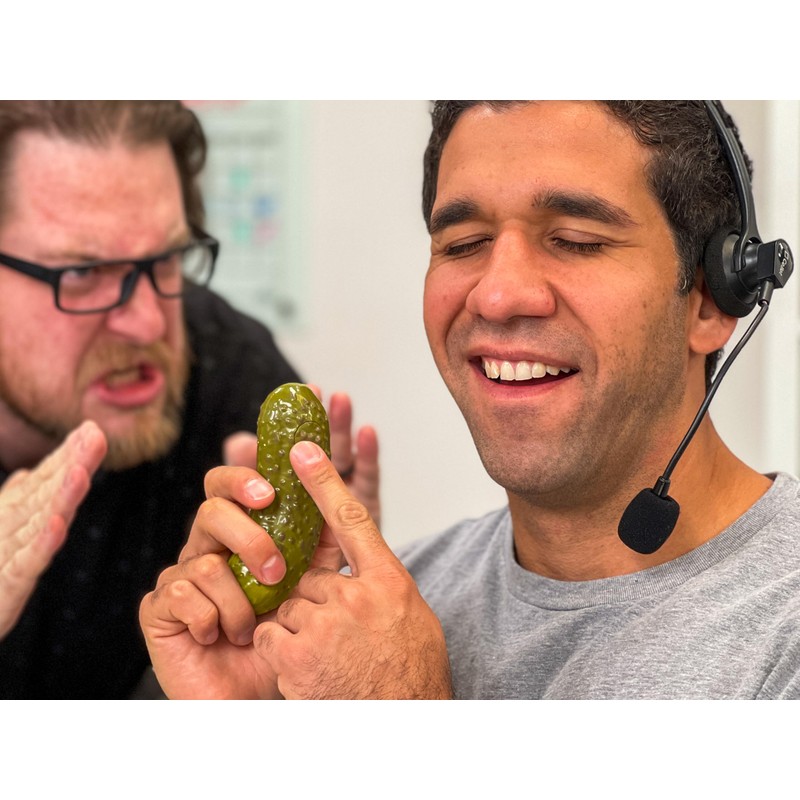 DR DINGUS Fart Pickle Toy - Sings Dill-lightful Musical Yodel