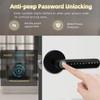 Zhuofeiya Smart Door Knob Lock - 5-in-1 Keyless Entry with