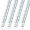 JESLED T8 4FT LED Type A+B Light Bulbs, 24W 3000LM