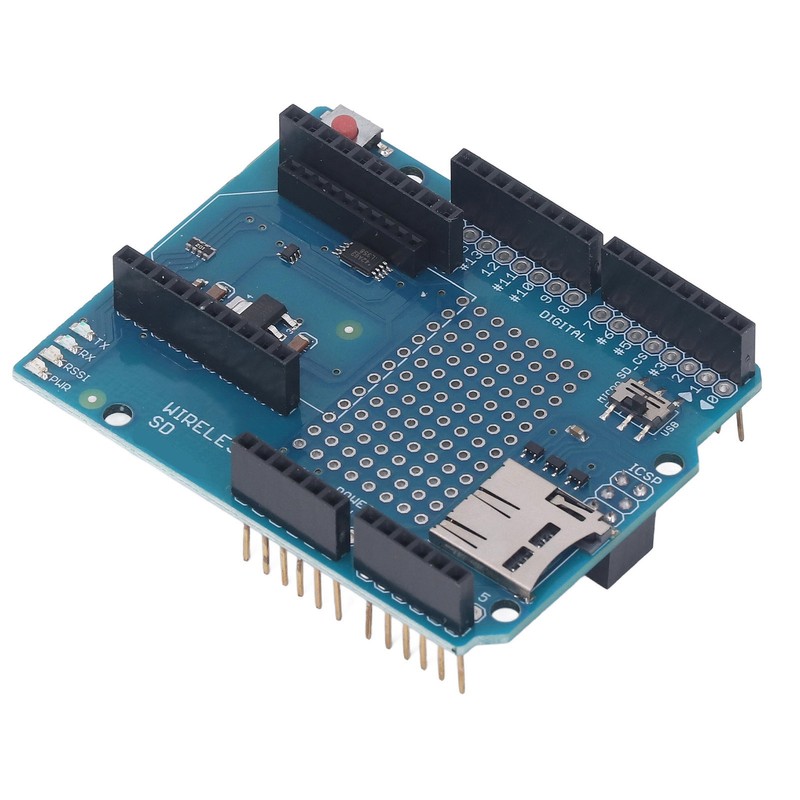 Prototype Screw Shield Wireless On Board Storage Card Slot Terminal