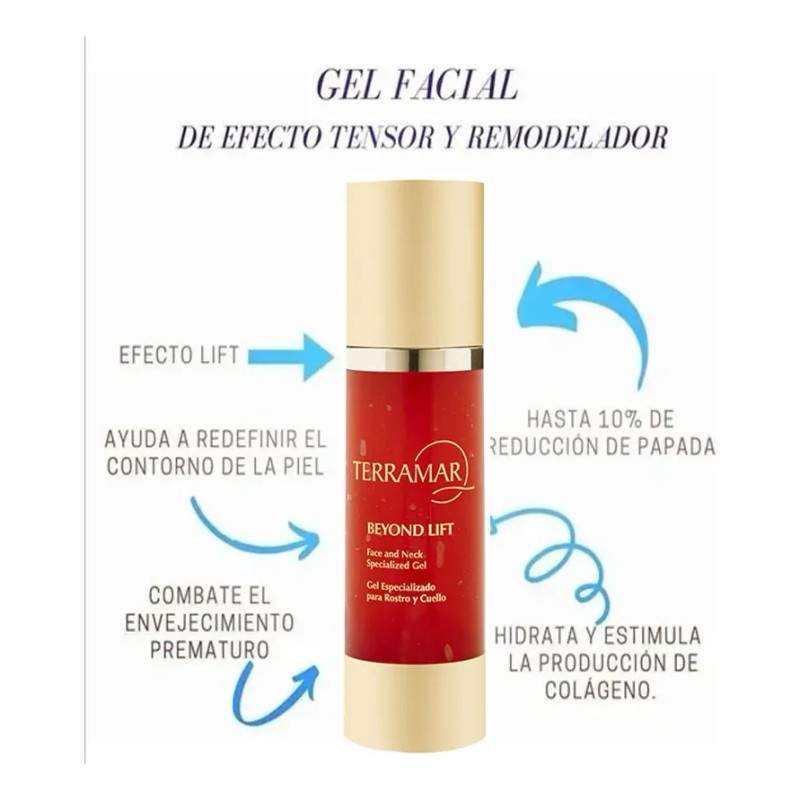 Gel Tensor Facial Beyond Lift Terramar Jumbo 80ml
