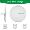 Taoellen 9W Ultra-Thin LED Ceiling Light, 3000K Warm White, φ120mm