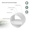 Vent Systems Ø125mm Plastic Inline Backdraft Damper Connect the exhaust