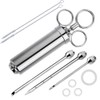 Meat Marinade Injector 304 Stainless Steel 3 Needles Sauce Seasoning