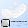 Gel Car Seat Cushion, Non-Slip Front Seat Bottom Cushion Pad,