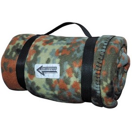 BW Fleece Blanket Polar Fleece for Outdoor Camping + Gold-Plated Lucky Scent (BW Camouflage Colour), Camouflage, Camouflage