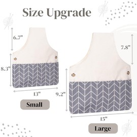 TOGETRUE Yarn Bag, Knitting Crochet Tote Bag, Lightweight Yarn Storage Bag Organizer, Travel Knitting Wrist Bag, Yarn Tote Bags for Crocheting, Holding Yarn, Knitting Needles (Large)