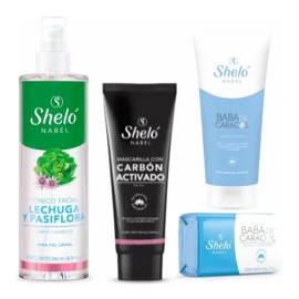 Kit Skincare Kit Cuidado Facial Para Espinillas Sheló Nabel                                                                                           