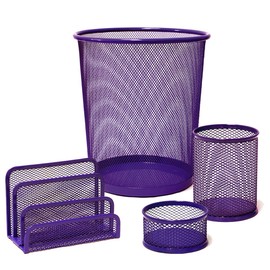 Plus Office - CQU-3172-PU&nbsp;&ndash;&nbsp;Schreibtisch-Set, Violett