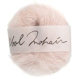 Daruma 01-6320 Wool-Mohair Yarn, Medium Thickness, Color 9: Pink Family, 0.7 Oz (20 g), Approx. 50.3 Yards (46 m), Set of 5 Skeins
