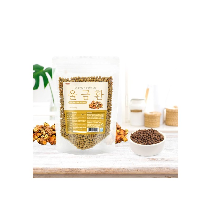 Gapdang Herb Jindo Turmeric/Curcuma Pills 300g / 갑당약초 진도 울금/강황환