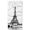 HGOD DESIGNS Eiffel Tower Hand Towels,Vintage French Paris Eiffel Tower Cityscape Art Design 100% Cotton Soft Bath Hand Towels for Bathroom Kitchen Hotel Spa Hand Towels 15"X30"