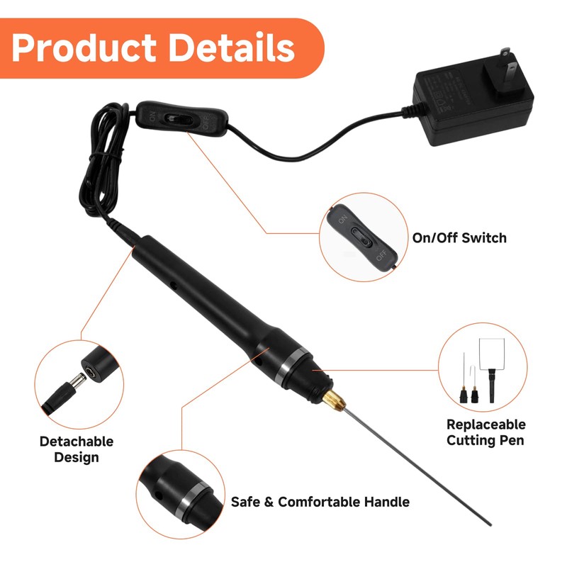 3 in 1 Foam Cutter, Electric Styrofoam Hot Knife