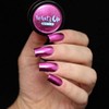 Whats Up Nails - Polvo de cromo fucsia para uñas