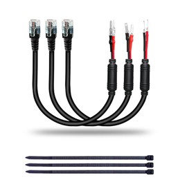 SDSACZMU Radar Detector Hardwire Power Cord,Rearview Mirror Plug Cable,with Inline Fuse Holder,Suitable for Escort Beltronics Valentine One Cobra Whistler Radar Detector,3-Piece Set,9.8'' (RJ11)