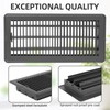 Flowild 2 Pack 6x14 Inch Heavy Duty Steel Grey Floor