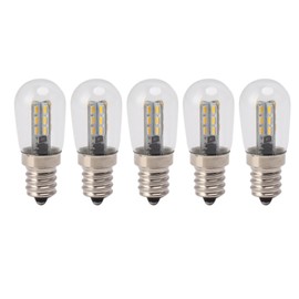 5Pcs E12 LED Bulb High Brightness 120V Fridge Lamp Bulb with 24pcs Bead for Refrigerator