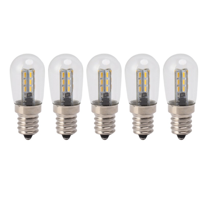 5Pcs E12 LED Bulb High Brightness 120V Fridge Lamp Bulb