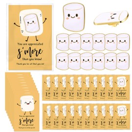 Zeyune 20 Sets Cna Week Gift Employee Appreciation Gifts Thank You Marshmallow Lapel Pins Cards with Opp Bags Inspiration Team Appreciation Pin for Coworker Staff Graduation Teacher