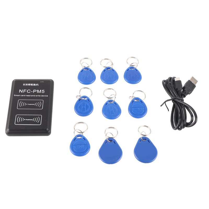 NFC Card Duplicator Encrypted Decoding 125KHZ 13.56MHZ ID IC Card
