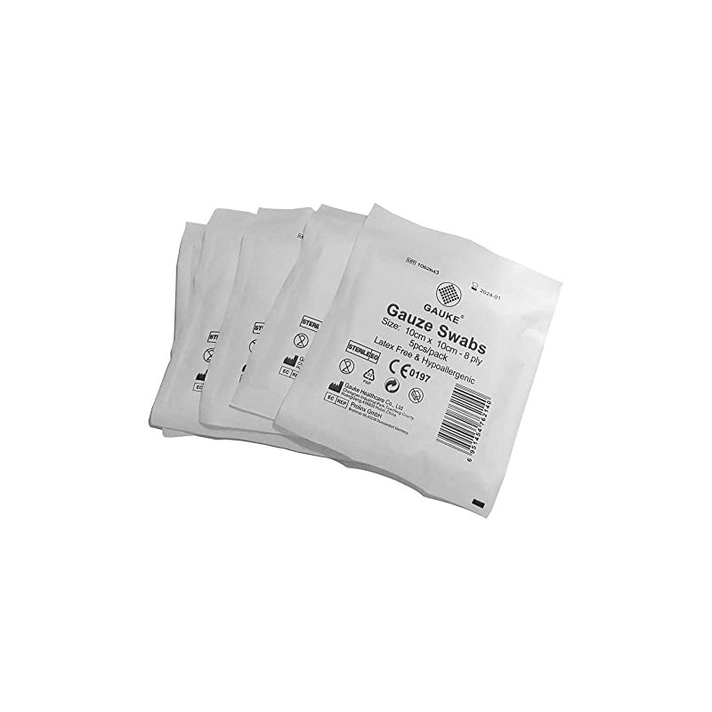 Gauze Swabs 10cm x 10cm (50 Swabs)
