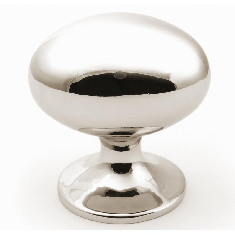 khtumeware 10 Pack 1-3/8 inch(35mm) Polished Nickel Cabinet Knobs Dresser