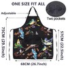 ENSIANTH Bird Aprons Cute Bird Kitchen Apron With Pocket Bird