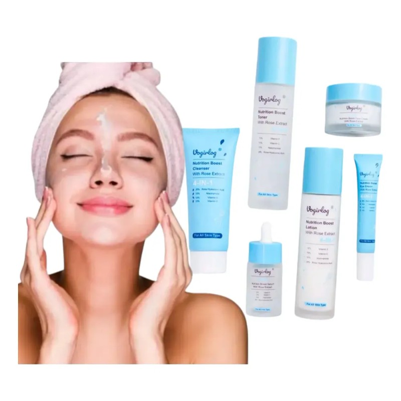 Kit Skincare 4 En 1 Vogirlog - Hidratación Cuidado Original
