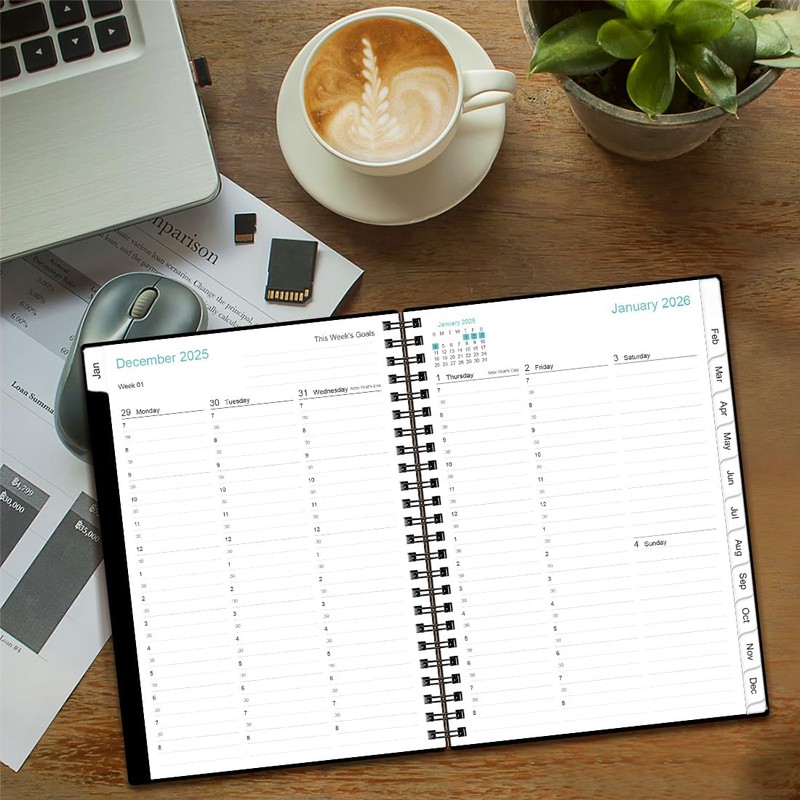 2026 Appointment Book & Planner - 2026 Daily Hourly Planner