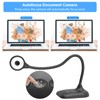 kitchbai Document Camera for Teachers, Webcam and Overhead Camera for