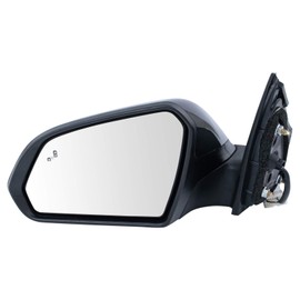 TRQ Left Mirror without Heat Drivers Side Compatible with 2018-2019 Hyundai Sonata HY1320237