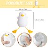 Crtivetoys Cute Seagull Night Light for Bedroom, Animal Silicone Nursery