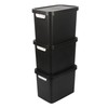 Jolie Max (Set of 3) Plastic Storage Boxes with Lid,