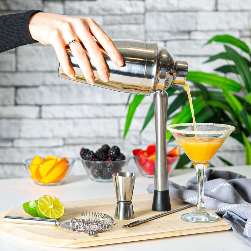 Rink Drink 5 Piece Manhattan Cocktail Shaker Set - with