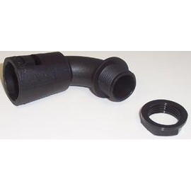 20MM Nylon Push ON Gland - Angled, Conduit Fittings Connectors Cable Management, Qty X 1 | CB02607