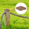WOPPLXY 4 Pack 4x4 Aluminum Pyramid Post Caps Cover for