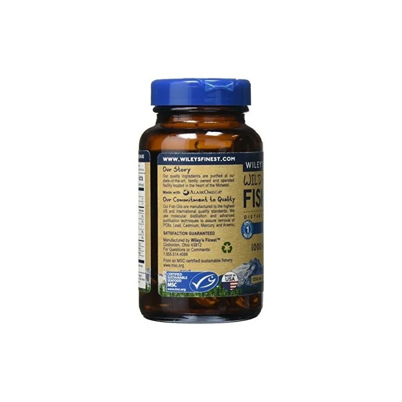 Mejores De Wiley - Salvaje De Alaska Aceite De Pescado