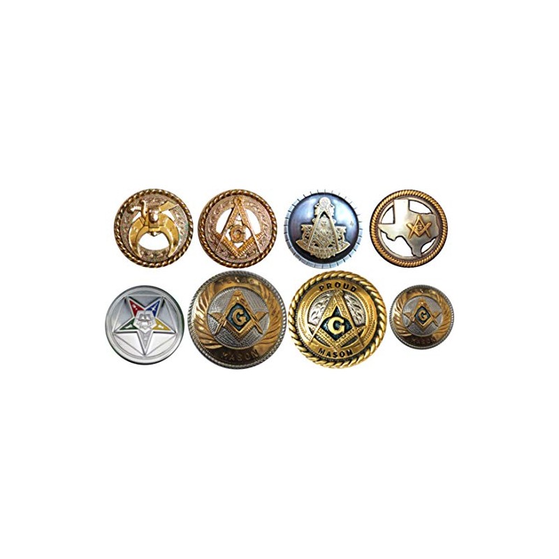 Masonic Conchos (Square and Compasses)