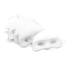 Major Brushes Blank Half Face Masks - Set of 10