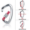 Onlygreen Carabiner, Ultra Lightweight, Load Capacity: 55.5 lbs (25 kg)