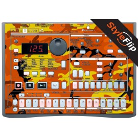 StyleFlip Skins Korg Electribe ES-1 Skin | Orange Camo | Protective Decal | StyleFlip Skins