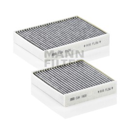Original MANN-FILTER Interior Filter CUK 21 000-2 – Cabin air filter set (set of 2) – For passenger cars