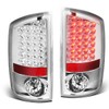 Pair of Chrome Housing Clear Lens LED Brake Tail Lights