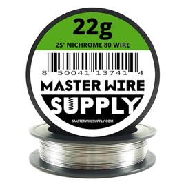 Nichrome 80-25' - 22 Gauge Wire - 25ft - 0.65mm - 0.025in - Master Wire Supply