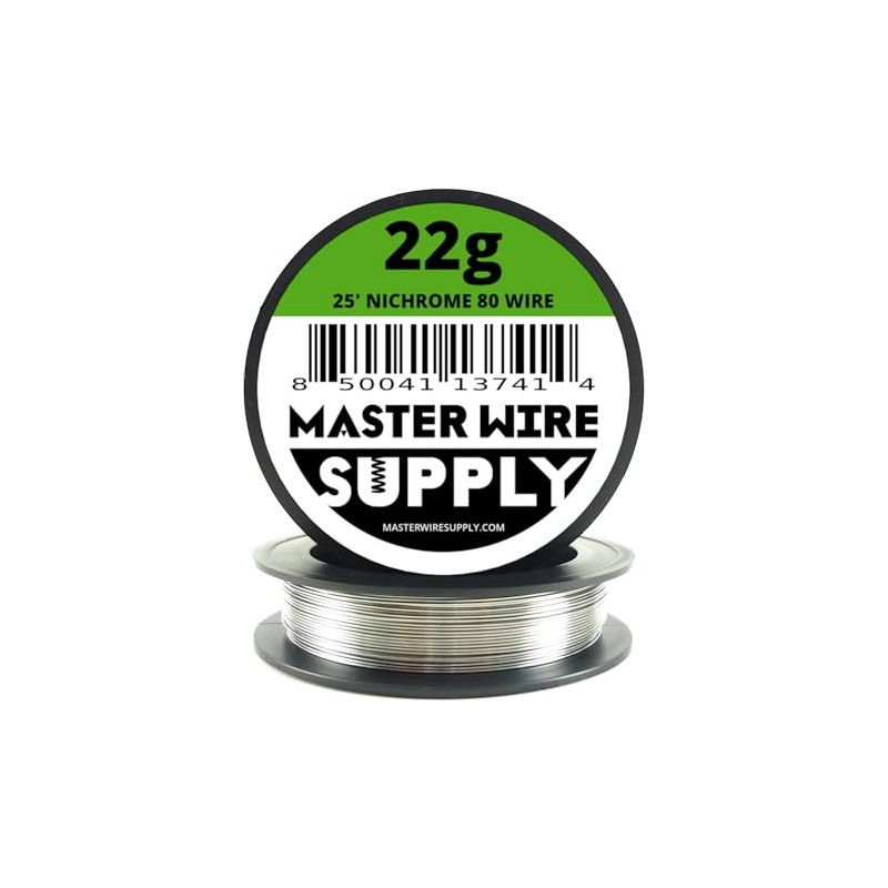 Nichrome 80-25' - 22 Gauge Wire - 25ft - 0.65mm