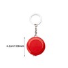 Red Spring Soft Tape Measure, 60 inch/150cm Keyring Design Retractable