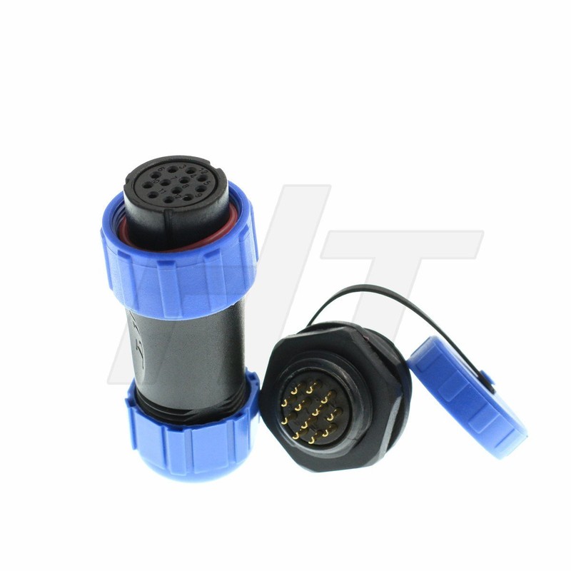 HangTon HE21 12 Pin 5A Power Waterproof IP68 Circular Connector