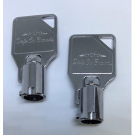SafeCo Brands EX515 Fire Service Replacement Keys for Kone & Hiss-Craft 2-Keys (EX515)