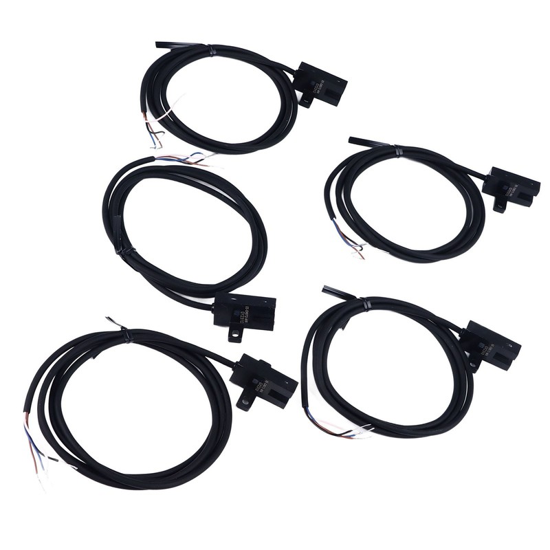 5Pcs Photoelectric Switch U Groove Shape Beam Sensor Limit NO